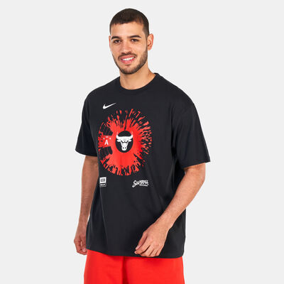 Nike Men's NBA Chicago Bulls Max90 T-Shirt Black Nike Men's NBA Chicago Bulls Max90 T-Shirt Black