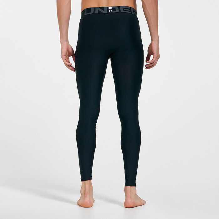 Under Armour Men's HeatGear® Armour Tights Black Under Armour Men's HeatGear® Armour Tights Black image number 1