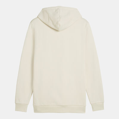 PUMA Men's Essentials+ Logo Lab Hoodie White PUMA Men's Essentials+ Logo Lab Hoodie White