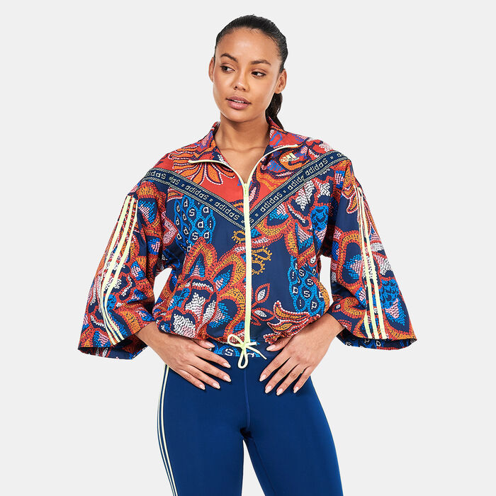adidas Women's FARM Rio Track Jacket Blue adidas Women's FARM Rio Track Jacket Blue image number 0