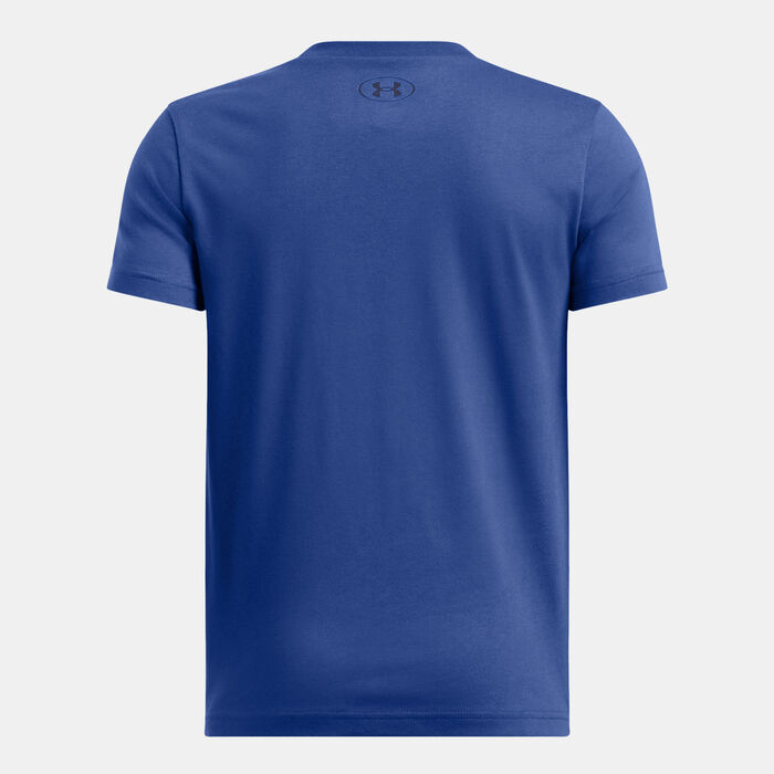 Under Armour Kids' Logo Graphic T-Shirt Blue Under Armour Kids' Logo Graphic T-Shirt Blue image number 1