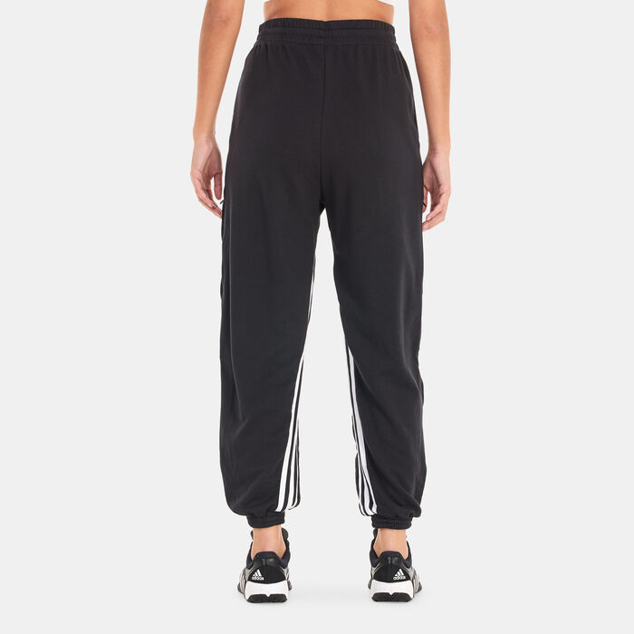 adidas Women's Hyperglam 3-Stripes Joggers Black adidas Women's Hyperglam 3-Stripes Joggers Black image number 1