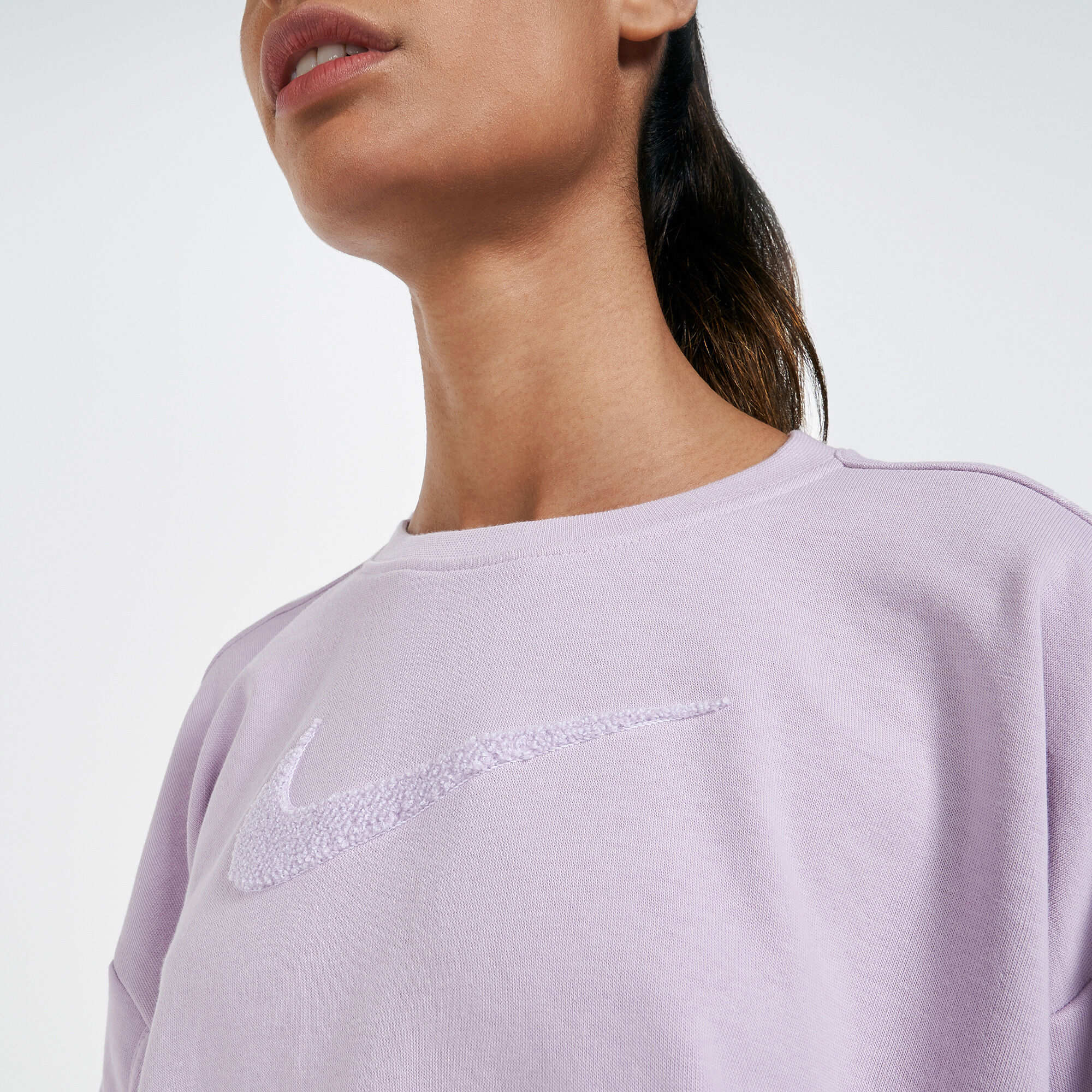 nike lavender crew neck