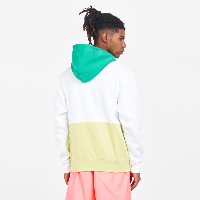 Jordan Men's Jumpman Air Fleece Hoodie White Jordan Men's Jumpman Air Fleece Hoodie White image number 1