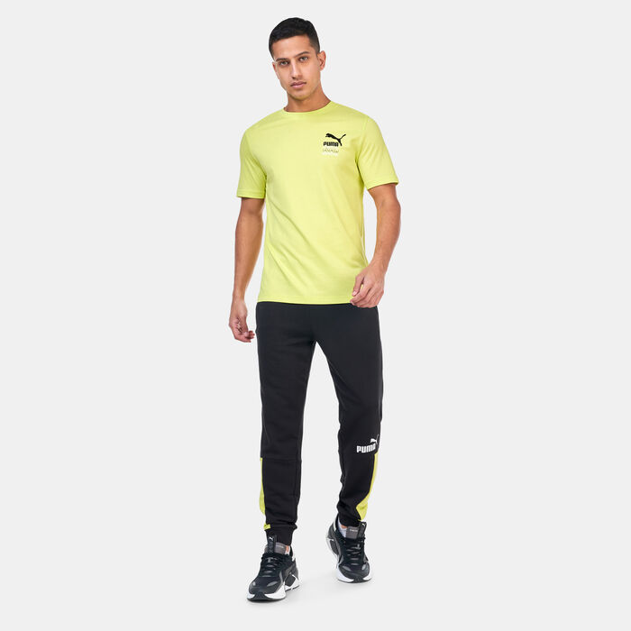 PUMA Men's Brand Love Graphic T-Shirt yellow PUMA Men's Brand Love Graphic T-Shirt yellow image number 2