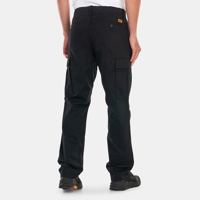 Timberland Men's Squam Lake Twill Straight Cargo Pants Black image number 1