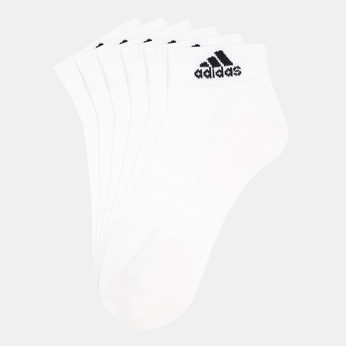 adidas Men's Cushioned Sportswear Ankle Socks (3 Pack) White adidas Men's Cushioned Sportswear Ankle Socks (3 Pack) White image number 0