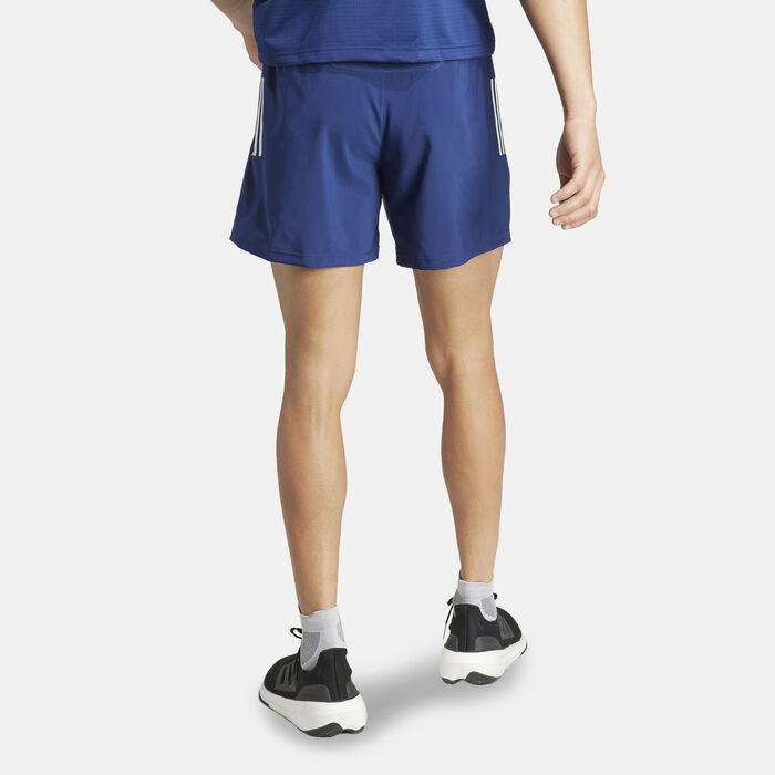 adidas Men's Own The Run Shorts Blue adidas Men's Own The Run Shorts Blue image number 1