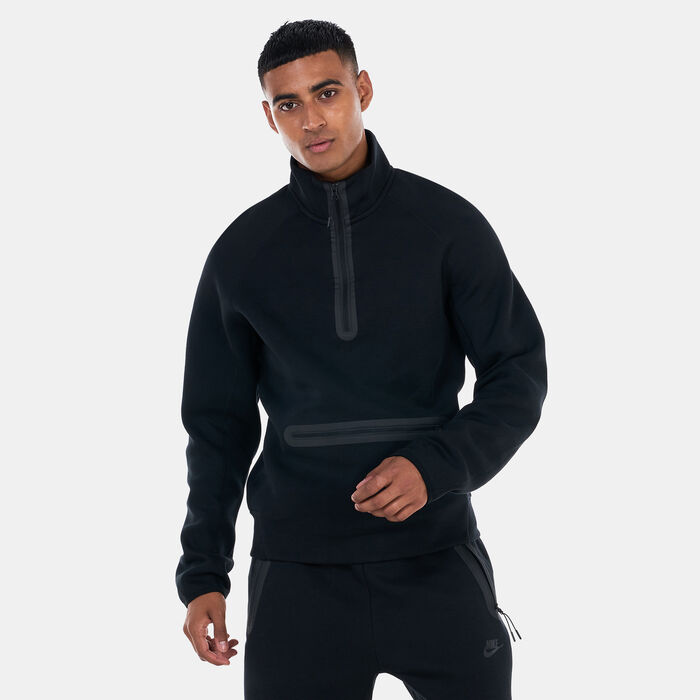 Nike Men's Sportswear Tech Fleece 1/2-Zip Sweatshirt Black Nike Men's Sportswear Tech Fleece 1/2-Zip Sweatshirt Black image number 0