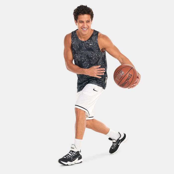 Nike Men's Dri-FIT Standard Issue Reversible Basketball Jersey Grey Nike Men's Dri-FIT Standard Issue Reversible Basketball Jersey Grey image number 2