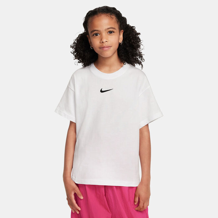 Nike Kids' Sportswear Essential T-Shirt (Older Kids) White Nike Kids' Sportswear Essential T-Shirt (Older Kids) White image number 0