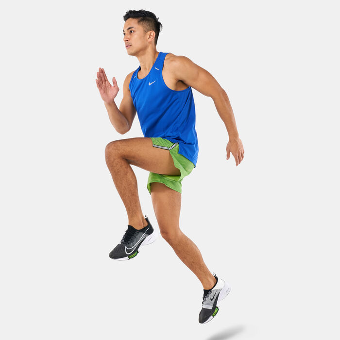 Nike Men's Rise 365 Dri-FIT Running Tank Top Blue Nike Men's Rise 365 Dri-FIT Running Tank Top Blue image number 2