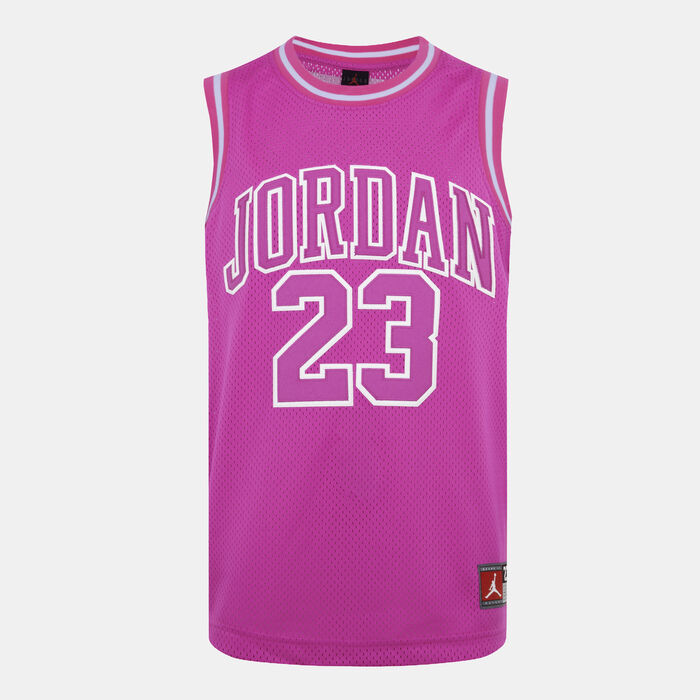 Jordan Kids' 23 Jersey Top Pink image number 0