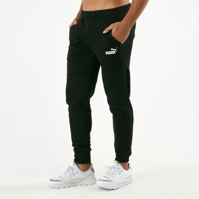 PUMA Men's Essential Logo Sweatpants Black