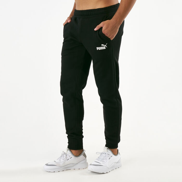 PUMA Men's Essential Logo Sweatpants Black PUMA Men's Essential Logo Sweatpants Black image number 0