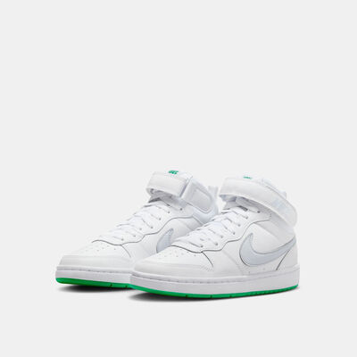 Nike Kids' Court Borough Mid 2 Shoes White Nike Kids' Court Borough Mid 2 Shoes White
