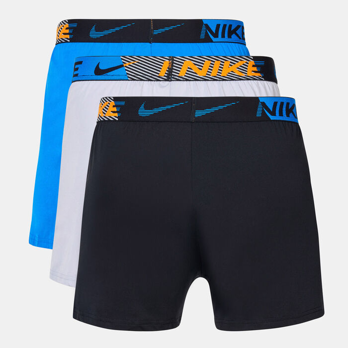 Nike Men's Dri-FIT Essential Micro Boxers (3 Pairs) Multi Nike Men's Dri-FIT Essential Micro Boxers (3 Pairs) Multi image number 1