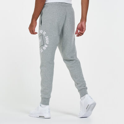 Nike Men's Sportswear Just Do It Sweatpants Grey Nike Men's Sportswear Just Do It Sweatpants Grey