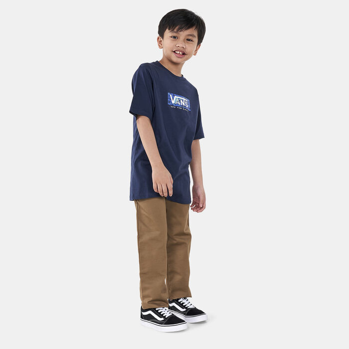 Vans Kids' Camo Flame Easy Logo T-Shirt Blue Vans Kids' Camo Flame Easy Logo T-Shirt Blue image number 2