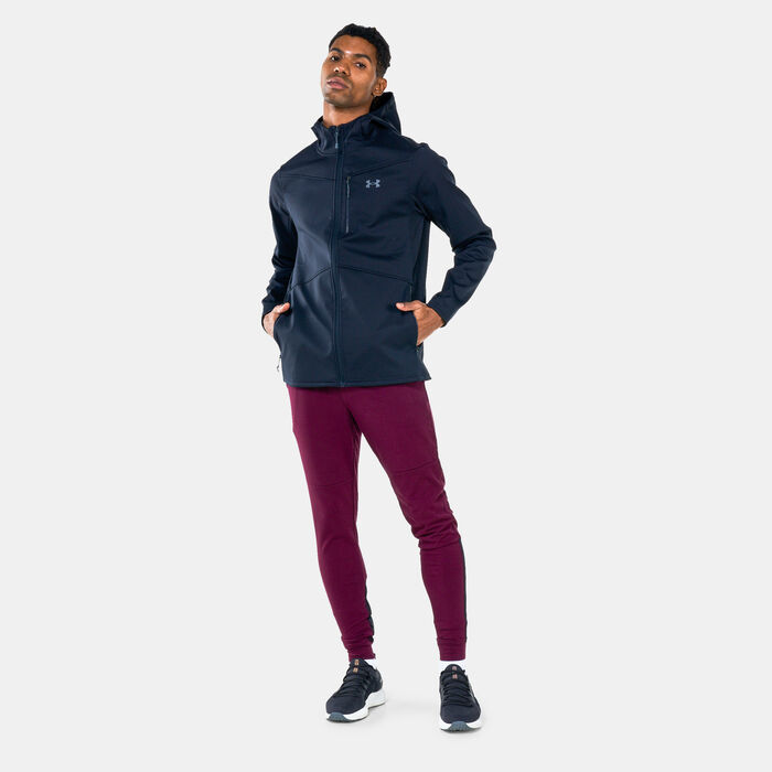 Under Armour Men's ColdGear® Infrared Shield Hooded Jacket Black Under Armour Men's ColdGear® Infrared Shield Hooded Jacket Black image number 2