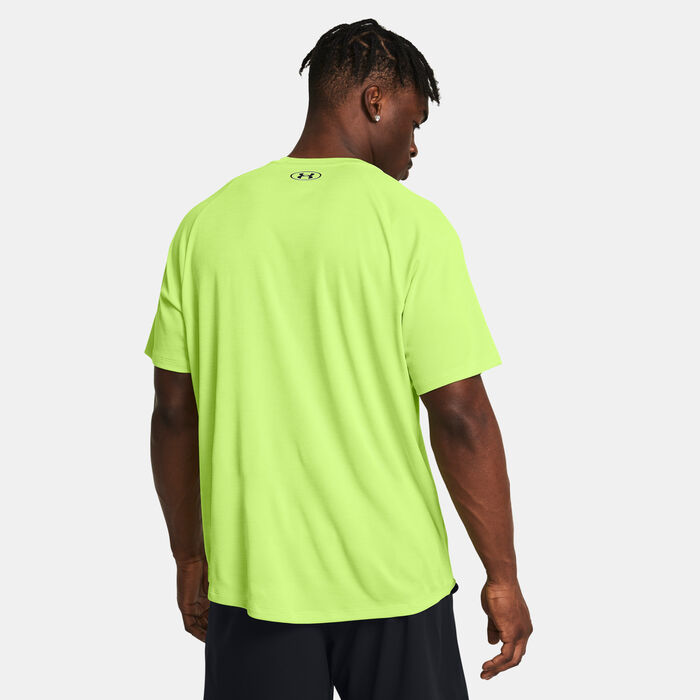 Under Armour Men's UA Tech Textured T-Shirt Green image number 1