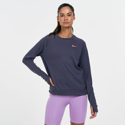 Nike Women's Icon Clash Running T-Shirt Purple