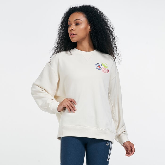 adidas Originals Women's Adicolor Essentials Sweatshirt Multi adidas Originals Women's Adicolor Essentials Sweatshirt Multi image number 0