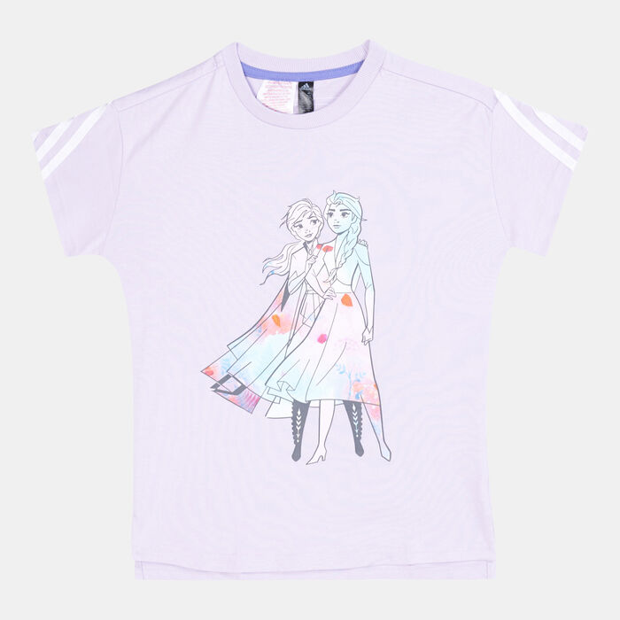 adidas Kids' Disney Frozen T-Shirt Purple adidas Kids' Disney Frozen T-Shirt Purple image number 0