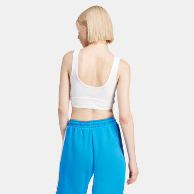 adidas Originals Women's Trefoil Tank Top White