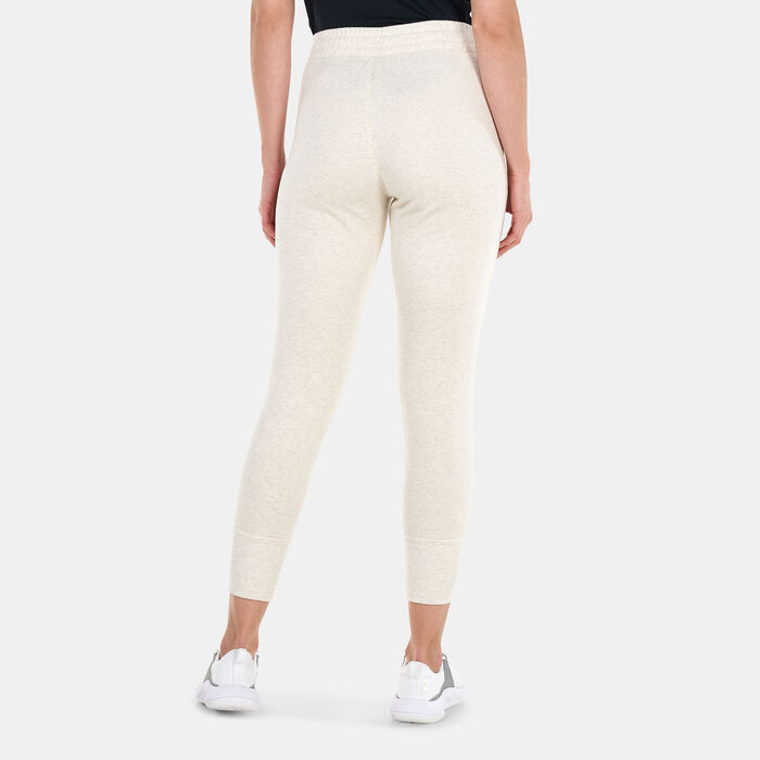 Under Armour Women's UA Rival Fleece Sweatpants Beige Under Armour Women's UA Rival Fleece Sweatpants Beige image number 1