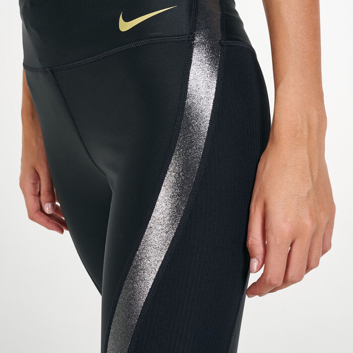 Nike Women's Icon Clash Speed 7/8 Leggings Black Nike Women's Icon Clash Speed 7/8 Leggings Black image number 3