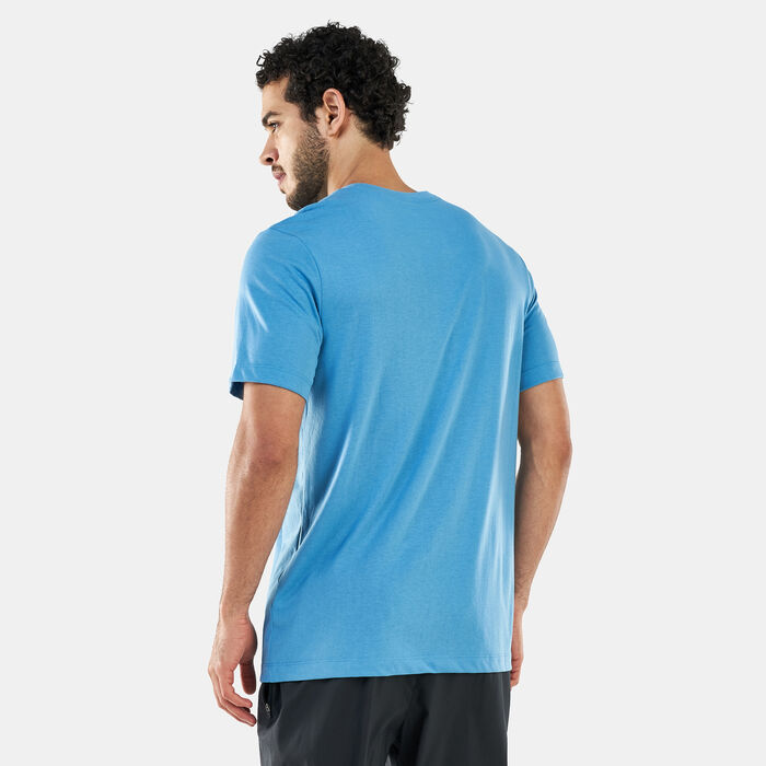 Nike Men's Dri-FIT Trail Running T-Shirt Blue Nike Men's Dri-FIT Trail Running T-Shirt Blue image number 1