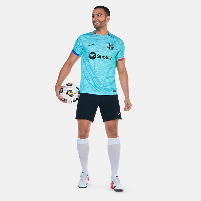 Nike Men's Dri-FIT F.C. Barcelona Stadium 3rd Football Jersey - 2023/24 Green Nike Men's Dri-FIT F.C. Barcelona Stadium 3rd Football Jersey - 2023/24 Green image number 2