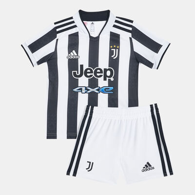 adidas Kids' Juventus Home Mini Kit - 2021/22 White adidas Kids' Juventus Home Mini Kit - 2021/22 White
