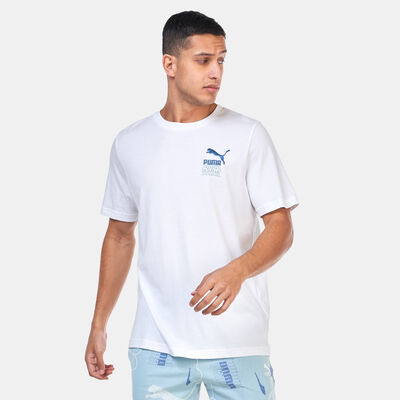 PUMA Men's Brand Love Graphic T-Shirt White