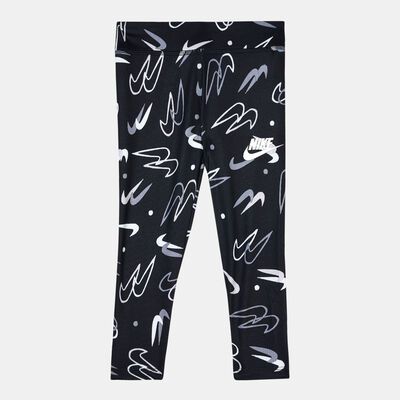 Nike Kids' Print Pack Leggings (Younger Kids) Black