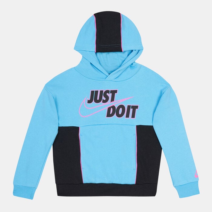 Nike Kids' Sportswear Real Pullover Hoodie (Baby and Toddler) Blue Nike Kids' Sportswear Real Pullover Hoodie (Baby and Toddler) Blue image number 0