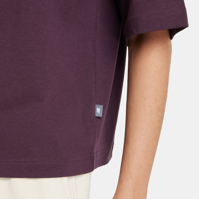 New Balance Women's Graphic Jersey T-Shirt Brown New Balance Women's Graphic Jersey T-Shirt Brown image number 4