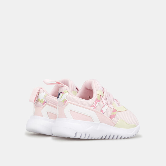 adidas Originals Kids' Flex Elastic Lace Shoe (Baby and Toddler) Pink adidas Originals Kids' Flex Elastic Lace Shoe (Baby and Toddler) Pink image number 2