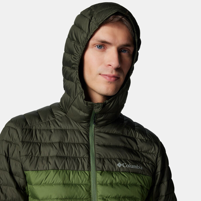 Columbia Men's Silver Falls II Hooded Jacket Green Columbia Men's Silver Falls II Hooded Jacket Green image number 4
