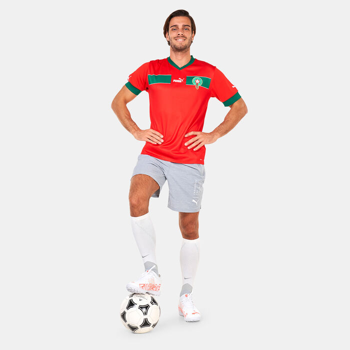 PUMA Men's Morocco Replica Home Jersey - 2022/23 Red image number 2