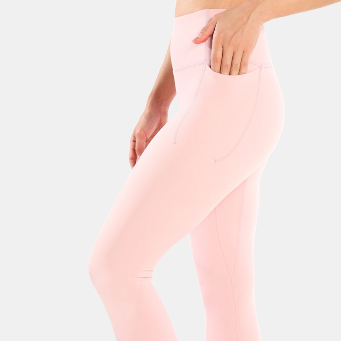 Under Armour Women's Meridian Ankle Leggings Pink image number 3