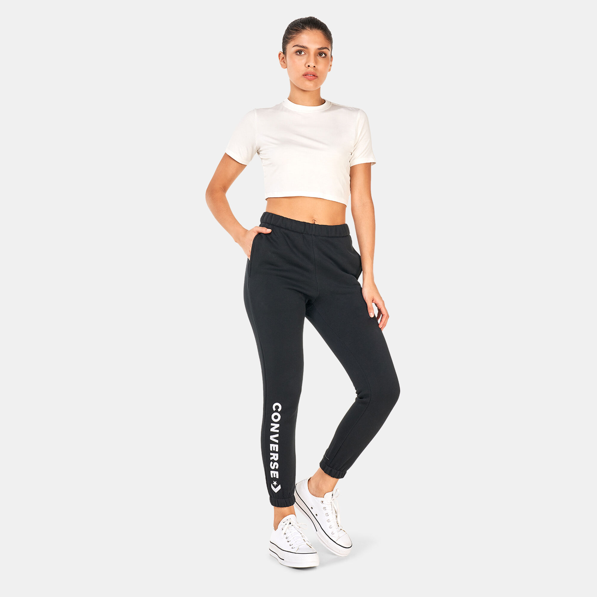 Women s Icon Play Pants Black Converse in Qatar SSS