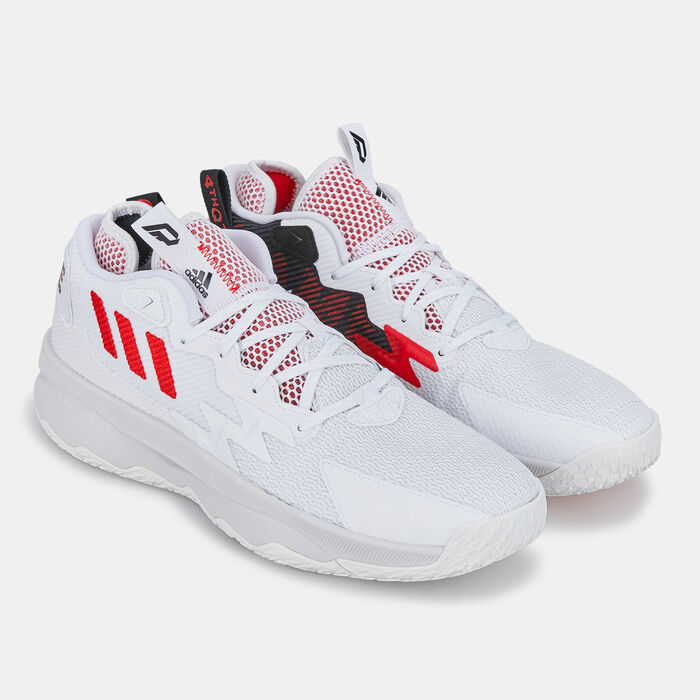 adidas Men's Dame 8 Basketball Shoe White adidas Men's Dame 8 Basketball Shoe White image number 6