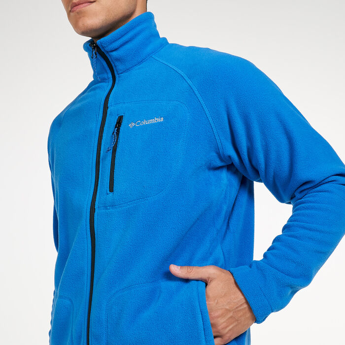 Columbia Men's Fast Trek™ II Full Zip Fleece Jacket Blue Columbia Men's Fast Trek™ II Full Zip Fleece Jacket Blue image number 3