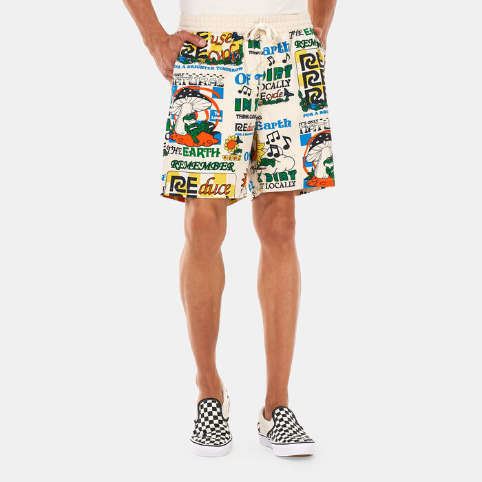 Vans Men's Eco Positivity Elastic 18-inch Shorts White image number 0