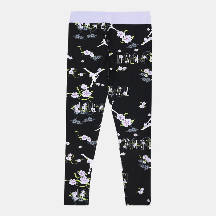 Jordan Kids' Air Garden High-Rise Leggings (Older Kids) Black Jordan Kids' Air Garden High-Rise Leggings (Older Kids) Black image number 1