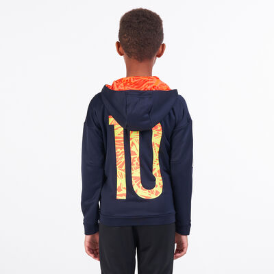 adidas Kids' Messi Football-Inspired Hoodie Blue adidas Kids' Messi Football-Inspired Hoodie Blue