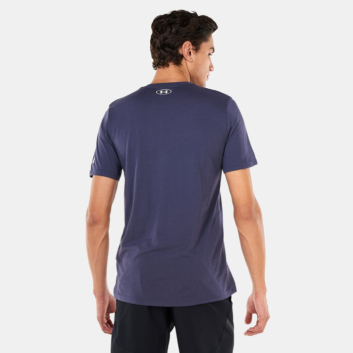 Under Armour Men's Project Rock Brahma Bull T-Shirt Purple Under Armour Men's Project Rock Brahma Bull T-Shirt Purple image number 1
