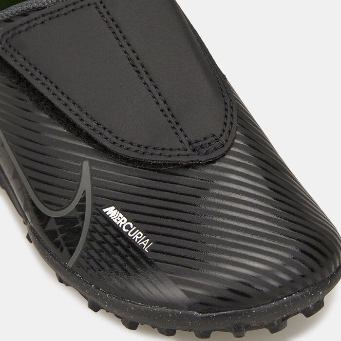 Nike Kids' Mercurial Vapor 15 Club Turf Ground Football Shoe (Younger Kids) Black Nike Kids' Mercurial Vapor 15 Club Turf Ground Football Shoe (Younger Kids) Black image number 4